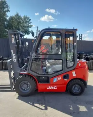 Дизельный вилочный погрузчик JAC CPCD25 EURO (J) с двигателем Yanmar - грузоподъёмность 2,5 тонны, высота подъёма 3 метра