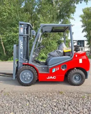Дизельный вилочный погрузчик JAC CPCD35 EURO (J) с двигателем Yanmar - грузоподъёмность 3,5 тонны, высота подъёма 4,8 метра