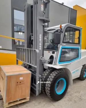 Погрузчик электрический SHANN CPD50 FUJI (JE) – грузоподъёмность 5 тонн, высота подъёма 6 метров, литиевая АКБ