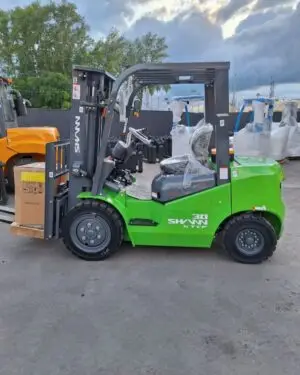 Погрузчик электрический SHANN FB30 Economy (E-2) – грузоподъёмность 3 тонн, высота подъёма 3 метра, литиевая АКБ