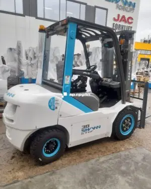 Электромобильный погрузчик SHANN FB30 (SHANN 2, 307В) - грузоподъёмностью 3 тонны, высотой подъёма 4,8 метра, литиевая АКБ